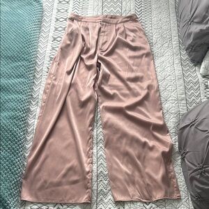 Sadie & Sage Blush Wide-Leg Pants